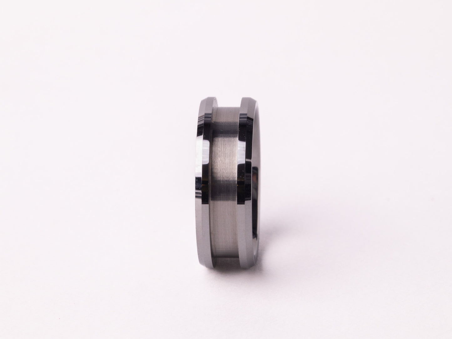 Smooth Beveled Tungsten Ring Core 8mm/6mm