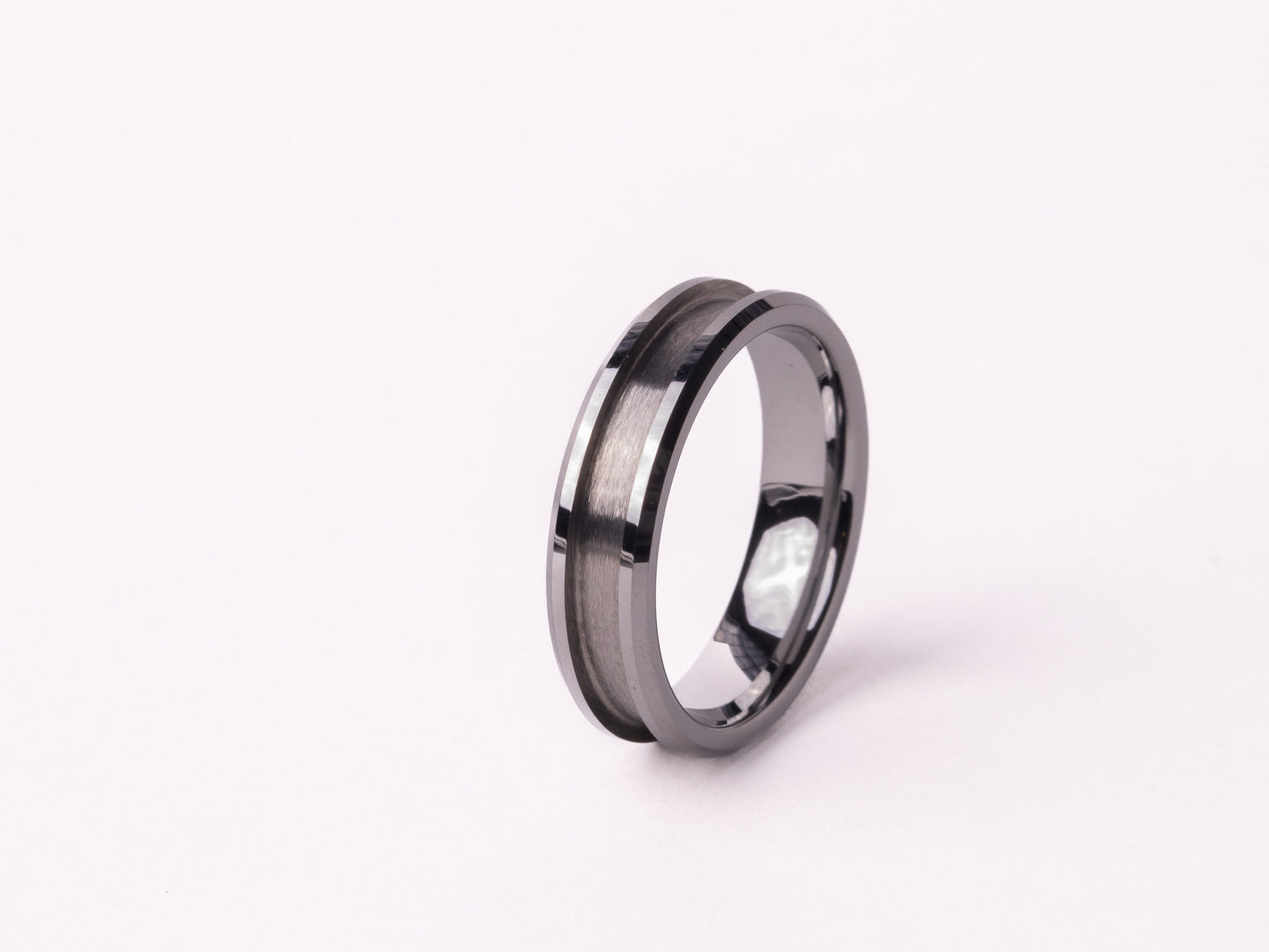 Smooth Beveled Tungsten Ring Core 8mm/6mm