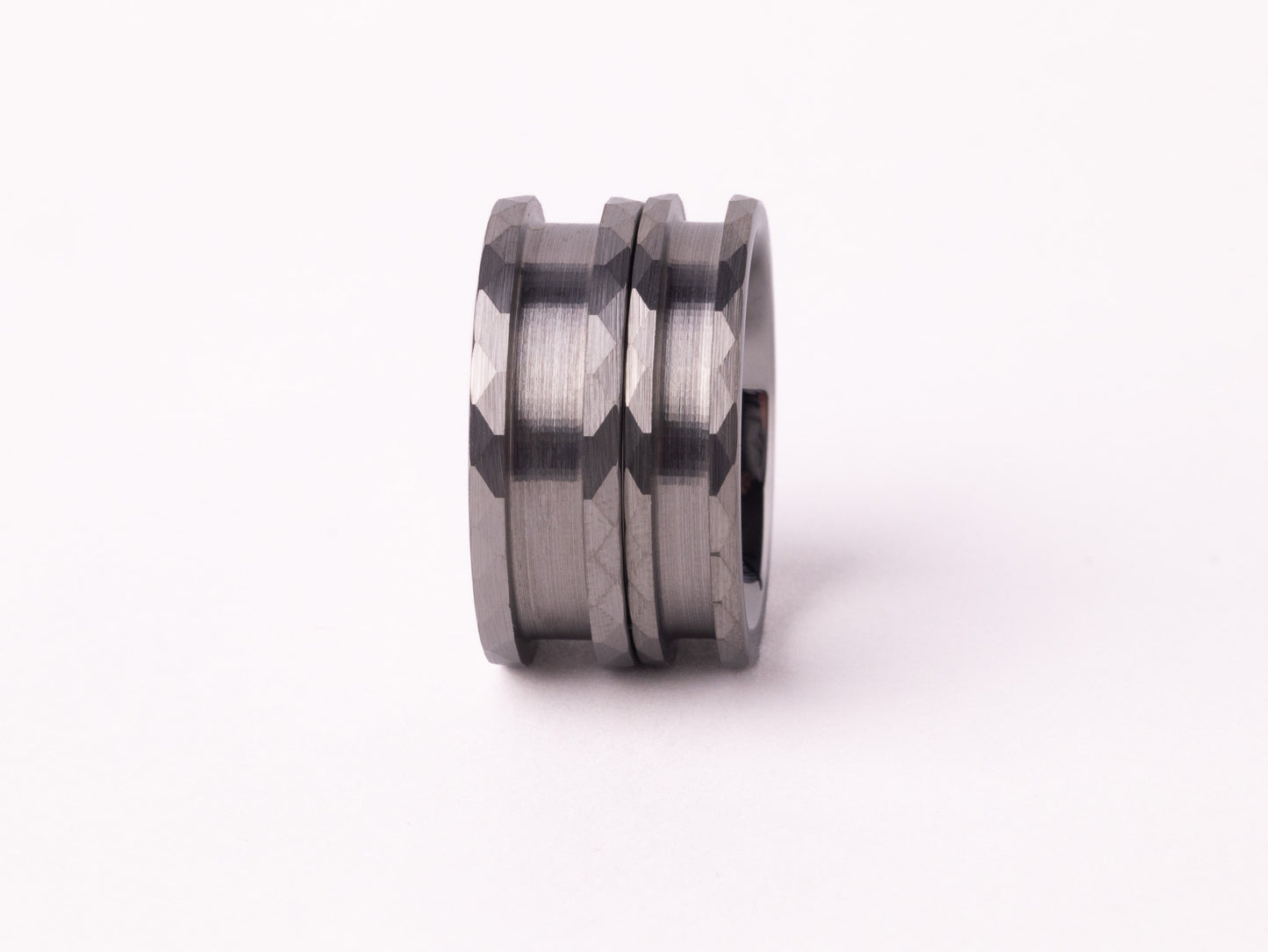 Central Hammered Tungsten Ring Core 8mm/6mm